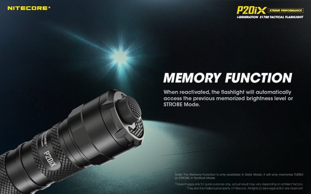 Nitecore P20iX 4000 Lumen USB-C Rechargeable Flashlight - Image 10