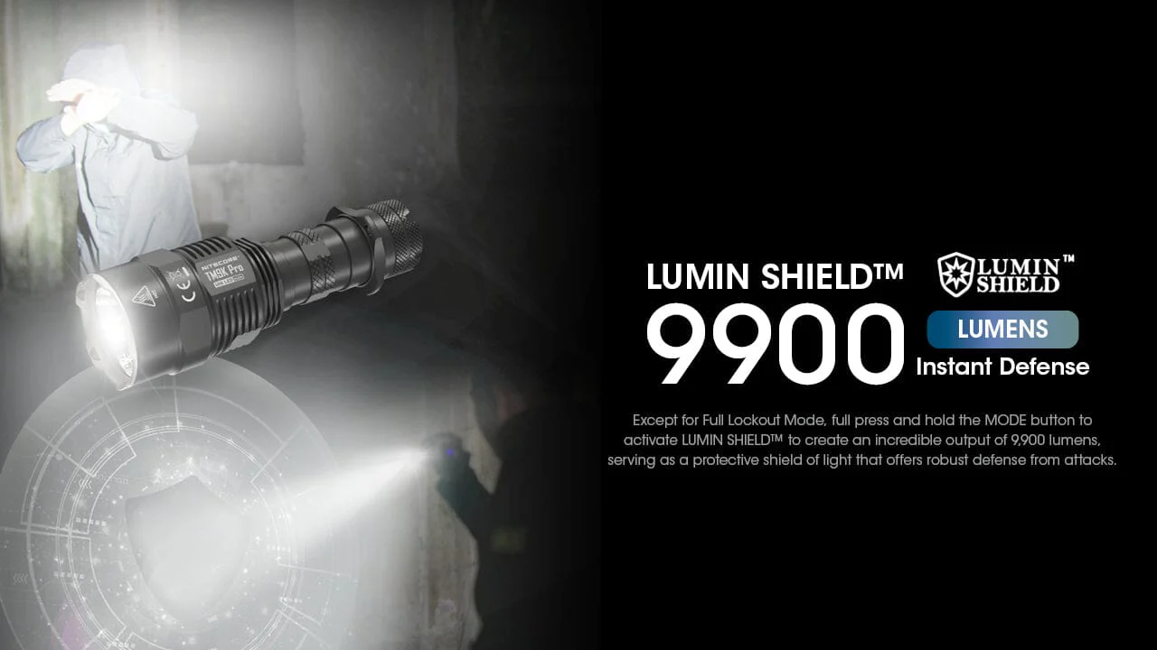 Nitecore TM9K Pro 9900 Lumen Fast Charging USB-C Flashlight - Image 2