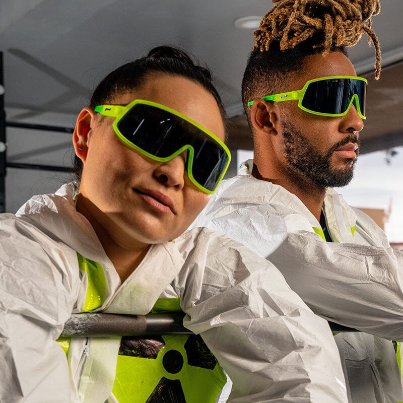 goodr Wrap G - Sports Sunglasses - Nuclear Gnar - Image 2