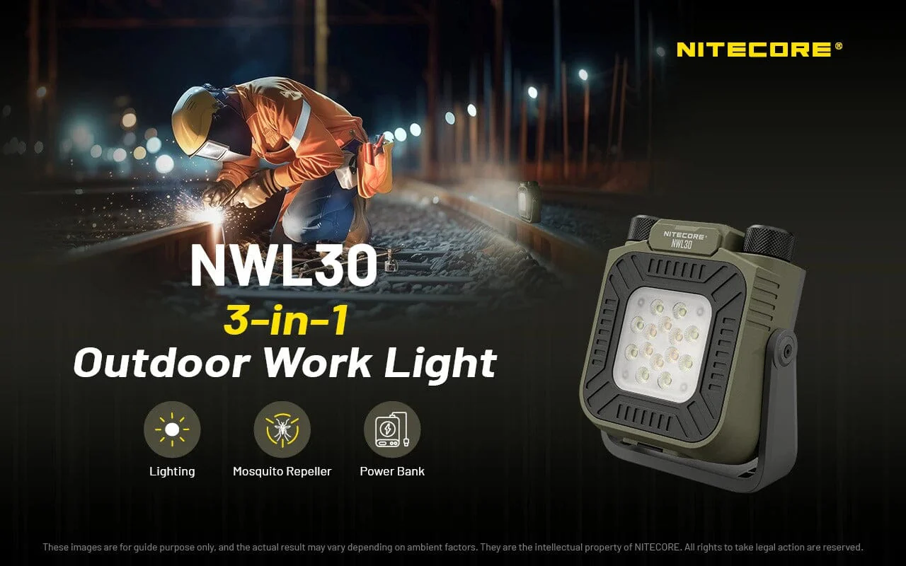 Nitecore NWL30 3-in-1 Outdoor Lantern with Mosquito Repeller and Power Bank Functions - Image 2