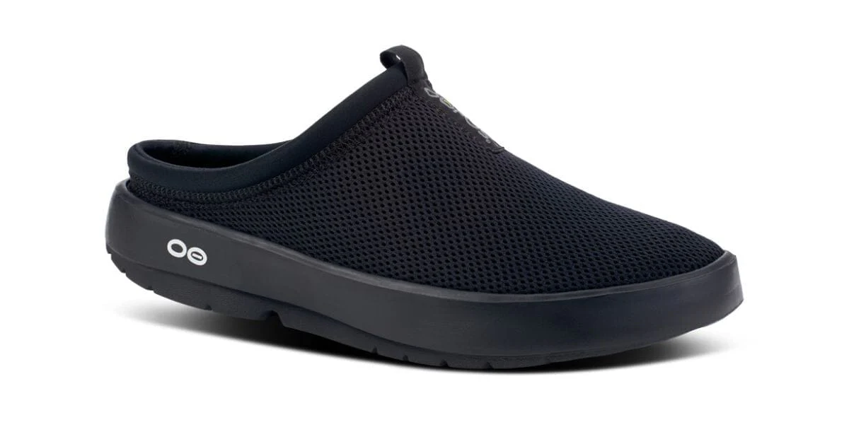 OOFOS Men's OOcoozie Sport Mule - Black