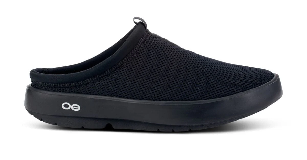 OOFOS Men's OOcoozie Sport Mule - Black - Image 2