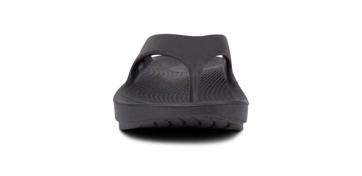 OOFOS Unisex OOriginal Thong Sandal - Black - Image 3