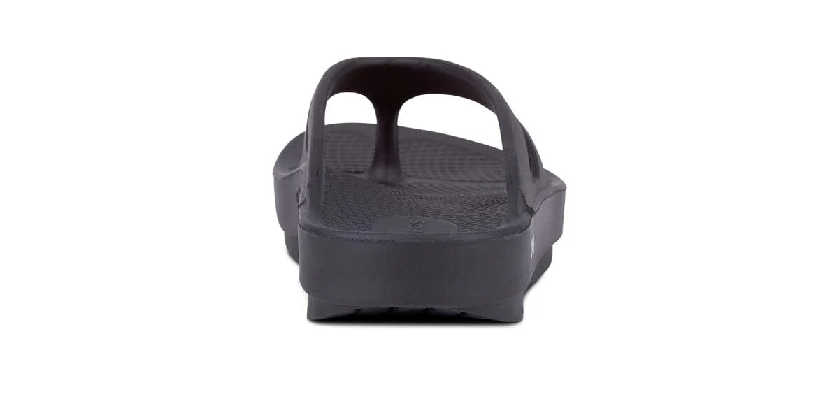 OOFOS Unisex OOriginal Thong Sandal - Black - Image 5