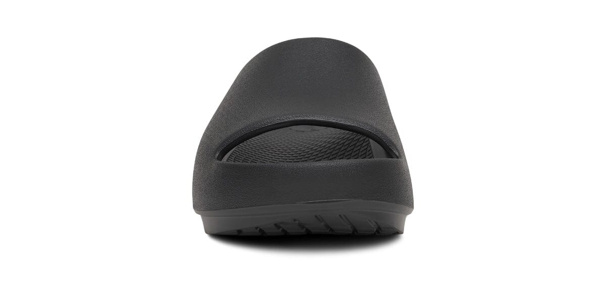 OOFOS Unisex OOahh PLUS Slide Sandal - Black - Image 4