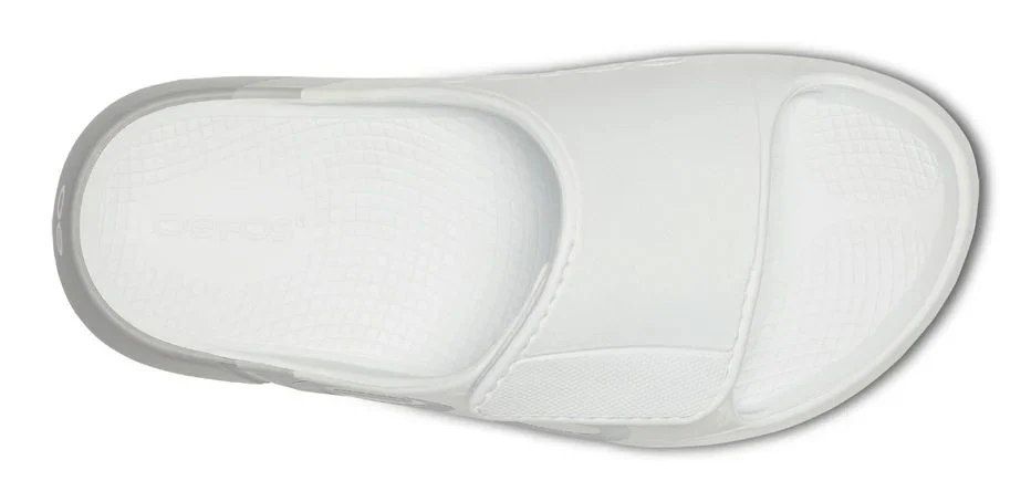 OOFOS Unisex OOahh Sport Flex Slide Sandal - Smoke Rally - Image 5