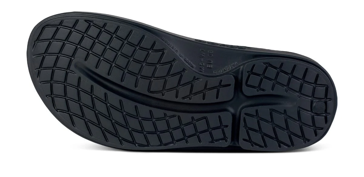 OOFOS Unisex OOahh Sport Slide Sandal - Black Water Camo - Image 10