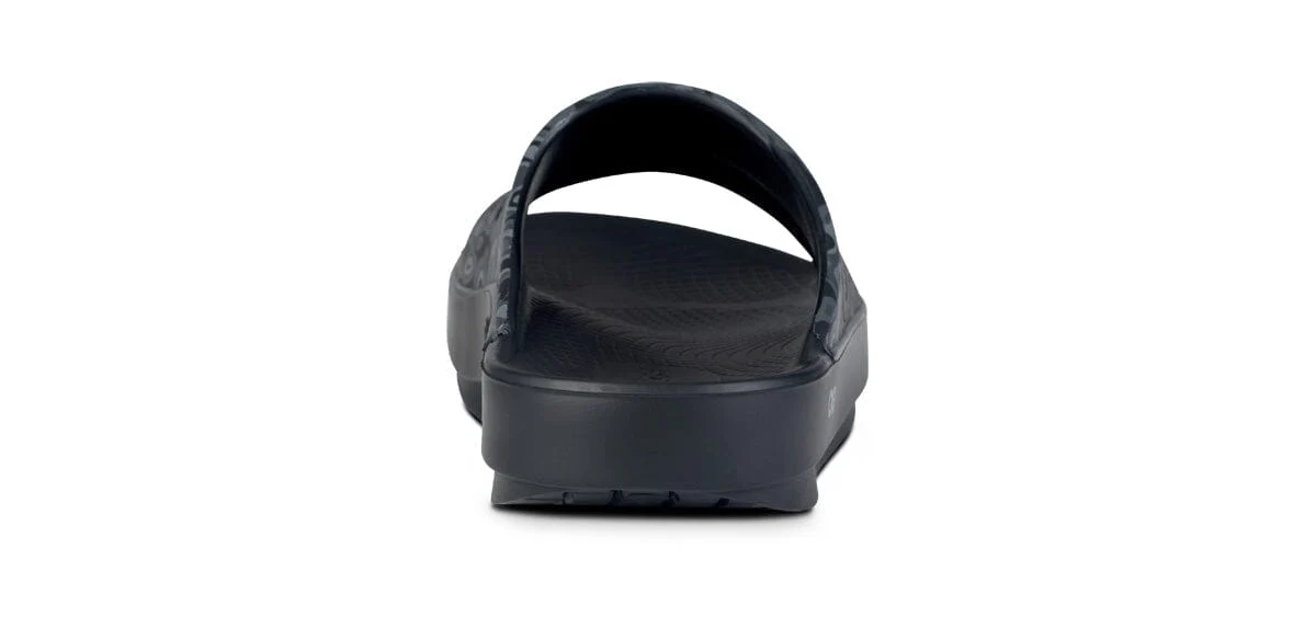 OOFOS Unisex OOahh Sport Slide Sandal - Black Water Camo - Image 8