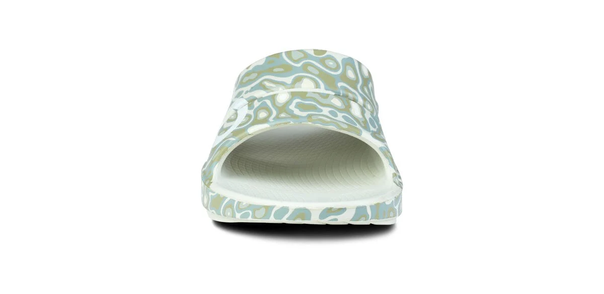 OOFOS Unisex OOahh Sport Slide Sandal - Cosmic Gray Water Camo - Image 6