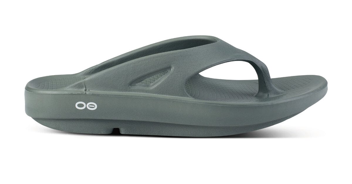 OOFOS Unisex OOriginal Thong Sandal - Olive - Image 2