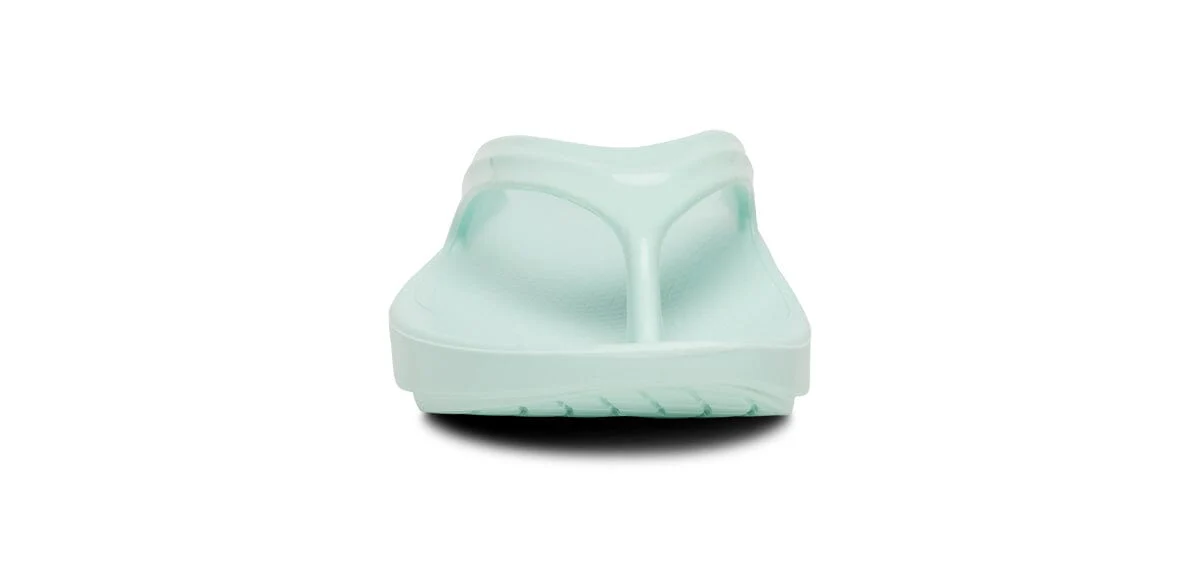OOFOS Women's OOlala Thong Sandal - Mint - Image 3