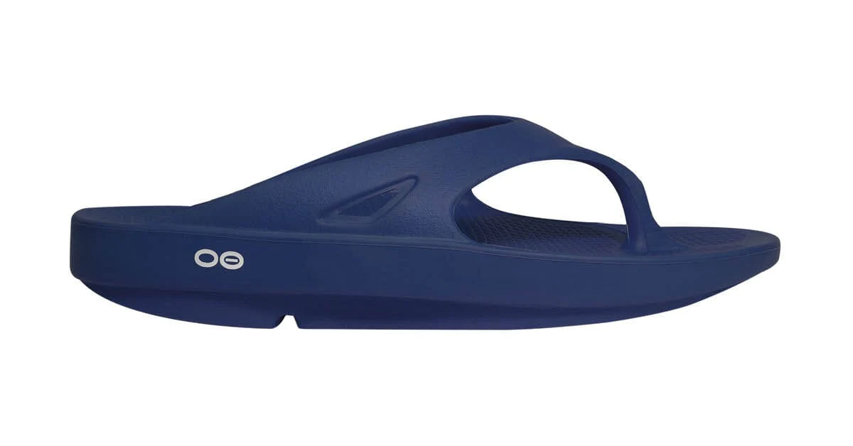OOFOS Unisex OOriginal Thong Sandal - Navy - Image 2