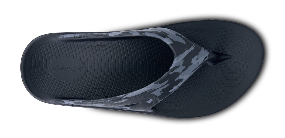 OOFOS Unisex OOriginal Sport Thong Sandal - Black Camo - Image 9