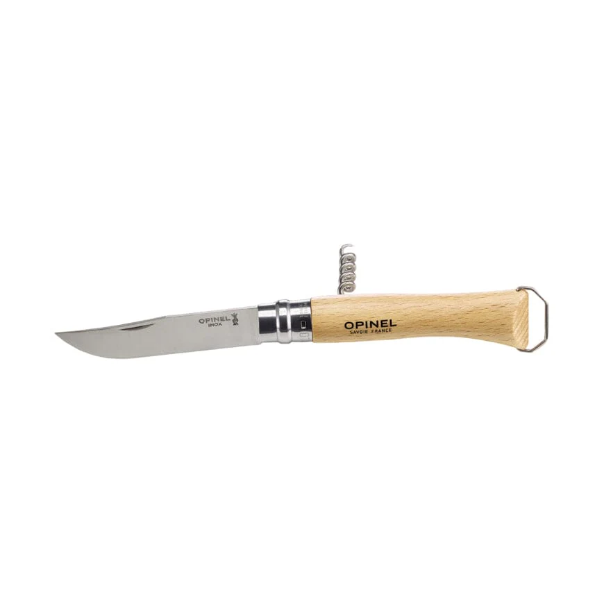 Opinel Pocket Knife N°10 Corkscrew Bottle Opener