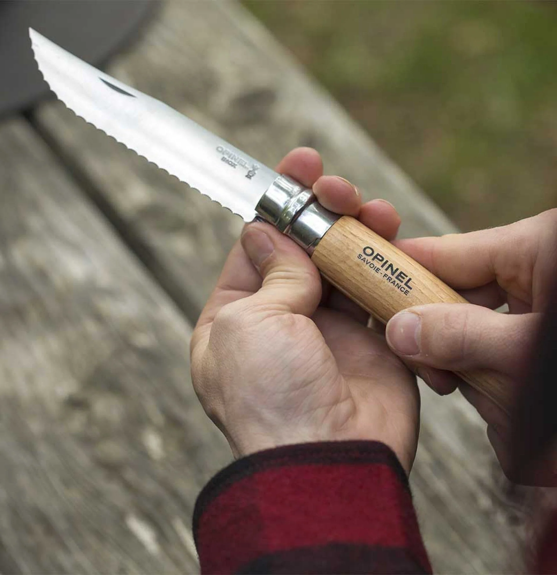 Opinel Pocket Knife N°12 Serrated - Image 7