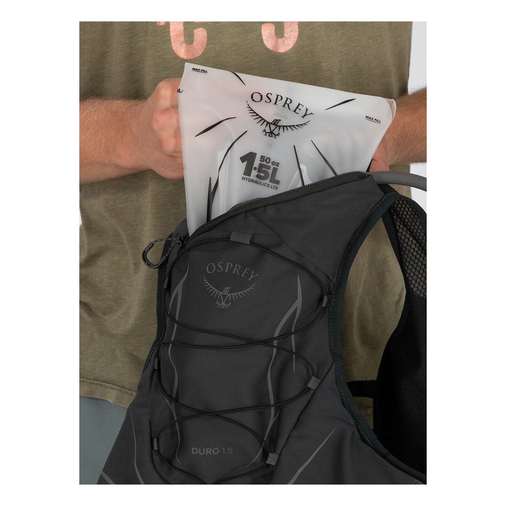 Osprey Men's Duro 1.5 With Reservoir Running Vest - Image 3