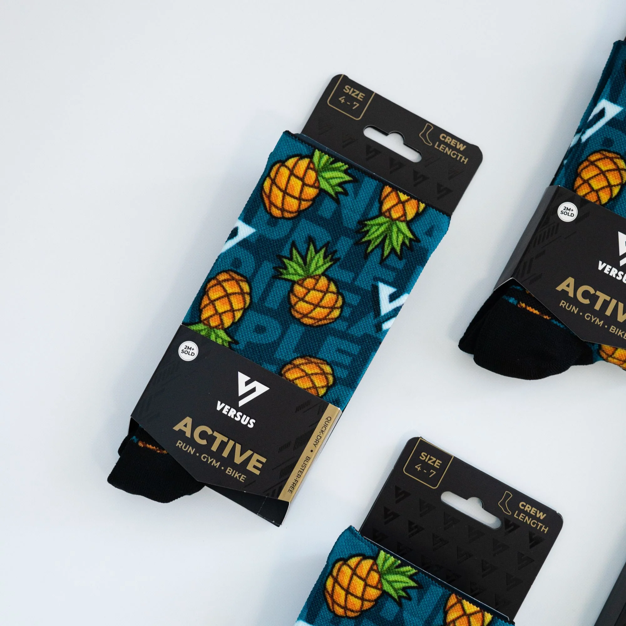 Versus Pineapple Active Crew Socks - Image 3