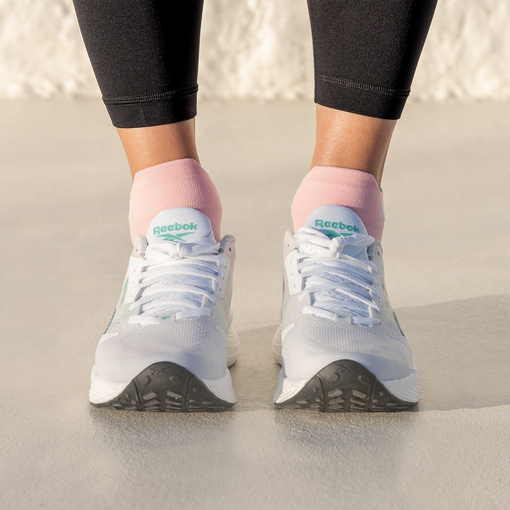 Versus Pink Blossom Running Ankle Socks - Image 2