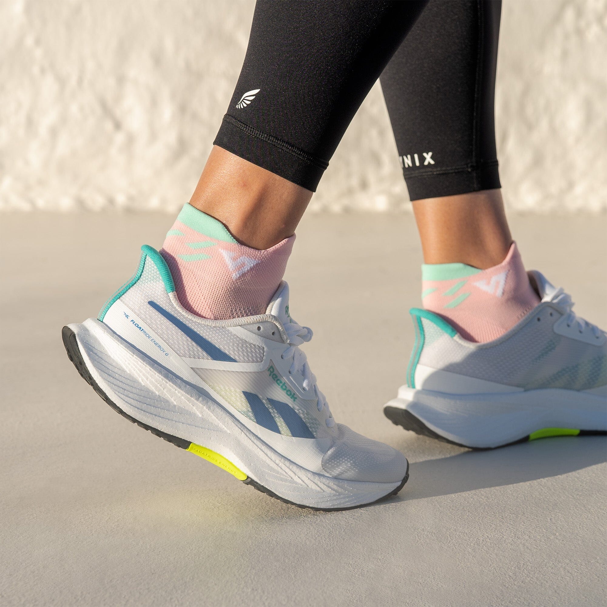 Versus Pink Blossom Running Ankle Socks - Image 3