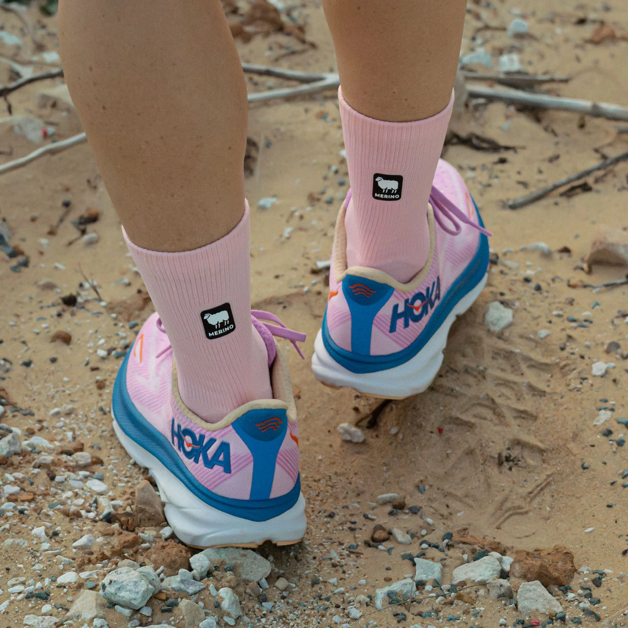 Versus Pink Sky Merino Winter Socks - Image 4