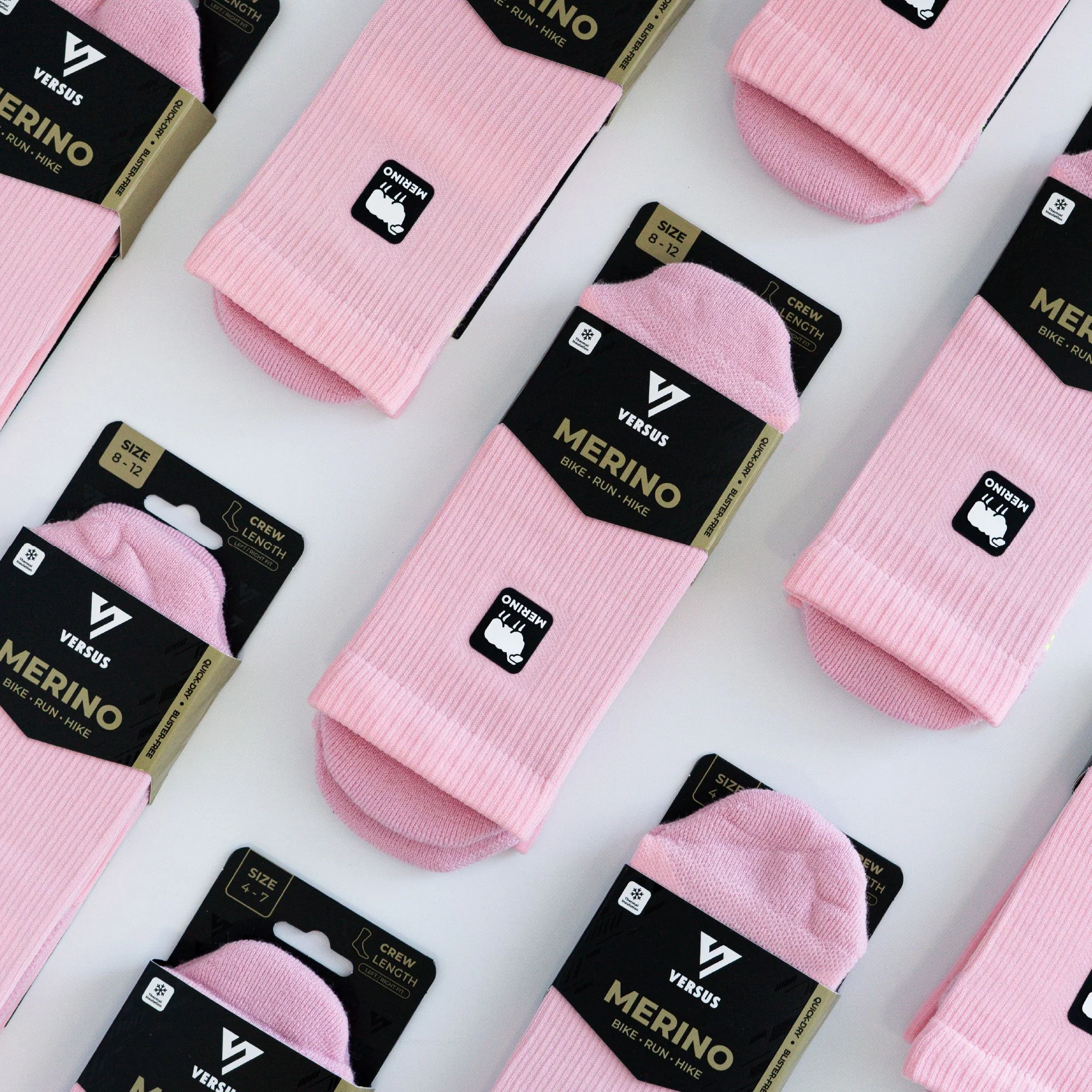 Versus Pink Sky Merino Winter Socks - Image 5