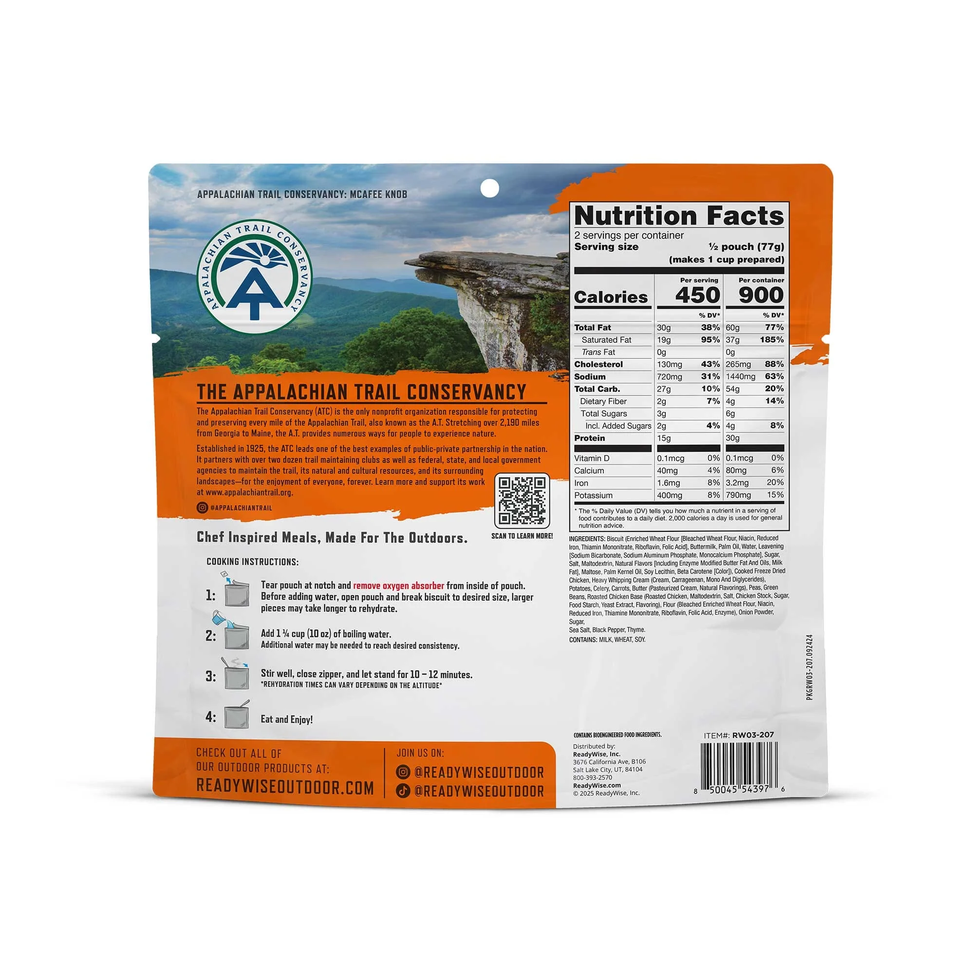 Readywise PRO Adventure Meal - Country Style Chicken Pot Pie - Image 3