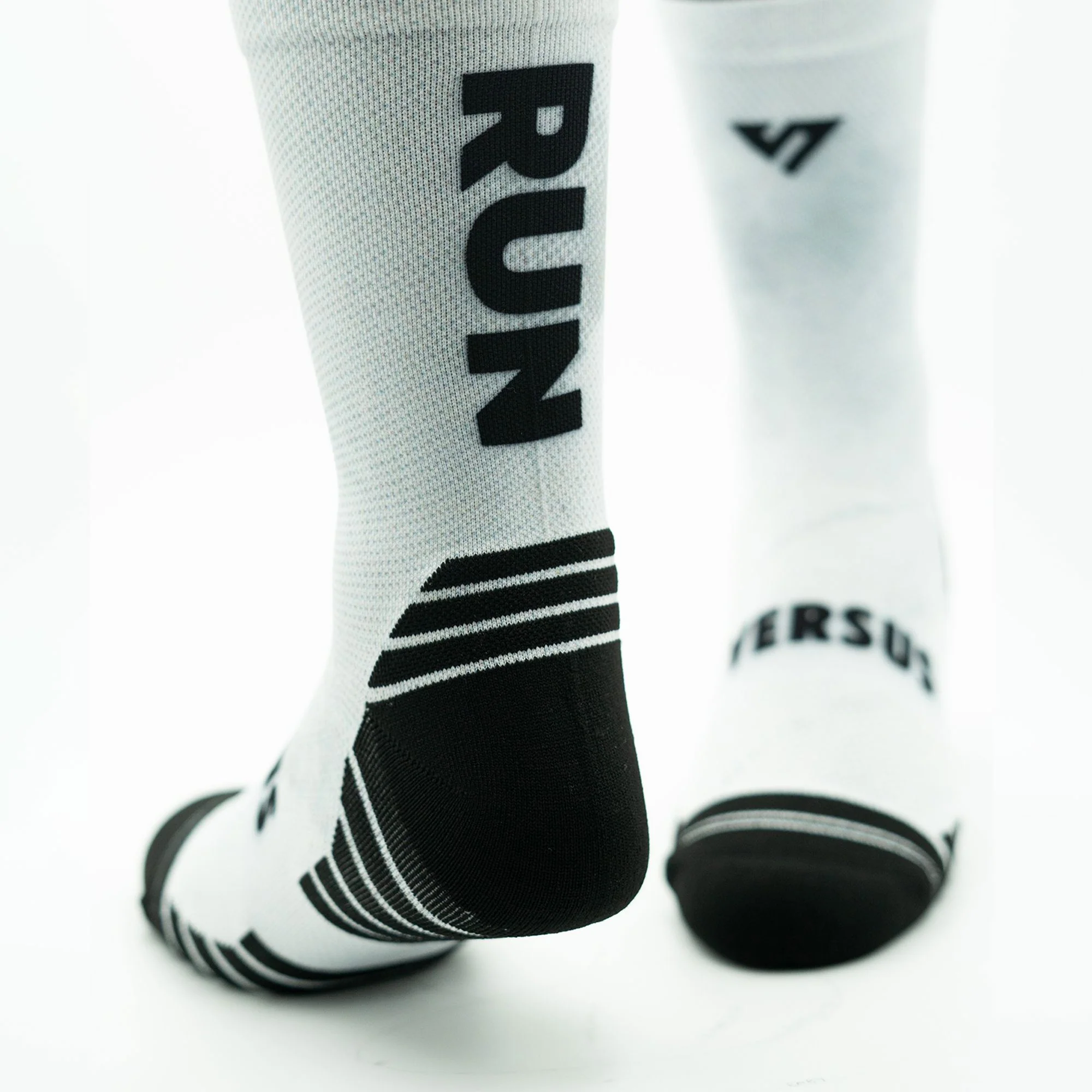 Versus RUN White Active Crew Socks - Image 7