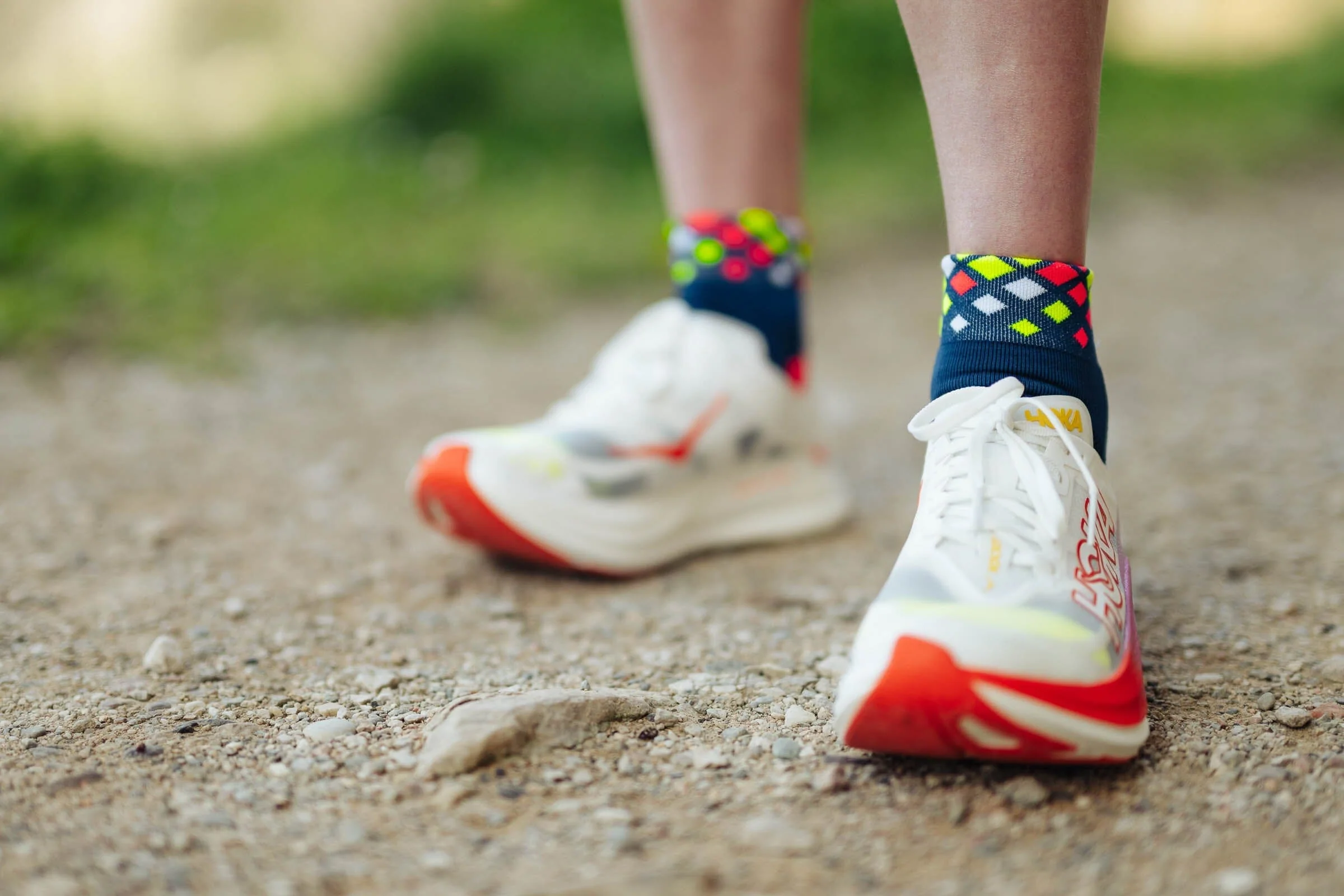 Incylence Running Crystals Short Navy Canary Socks - Image 6
