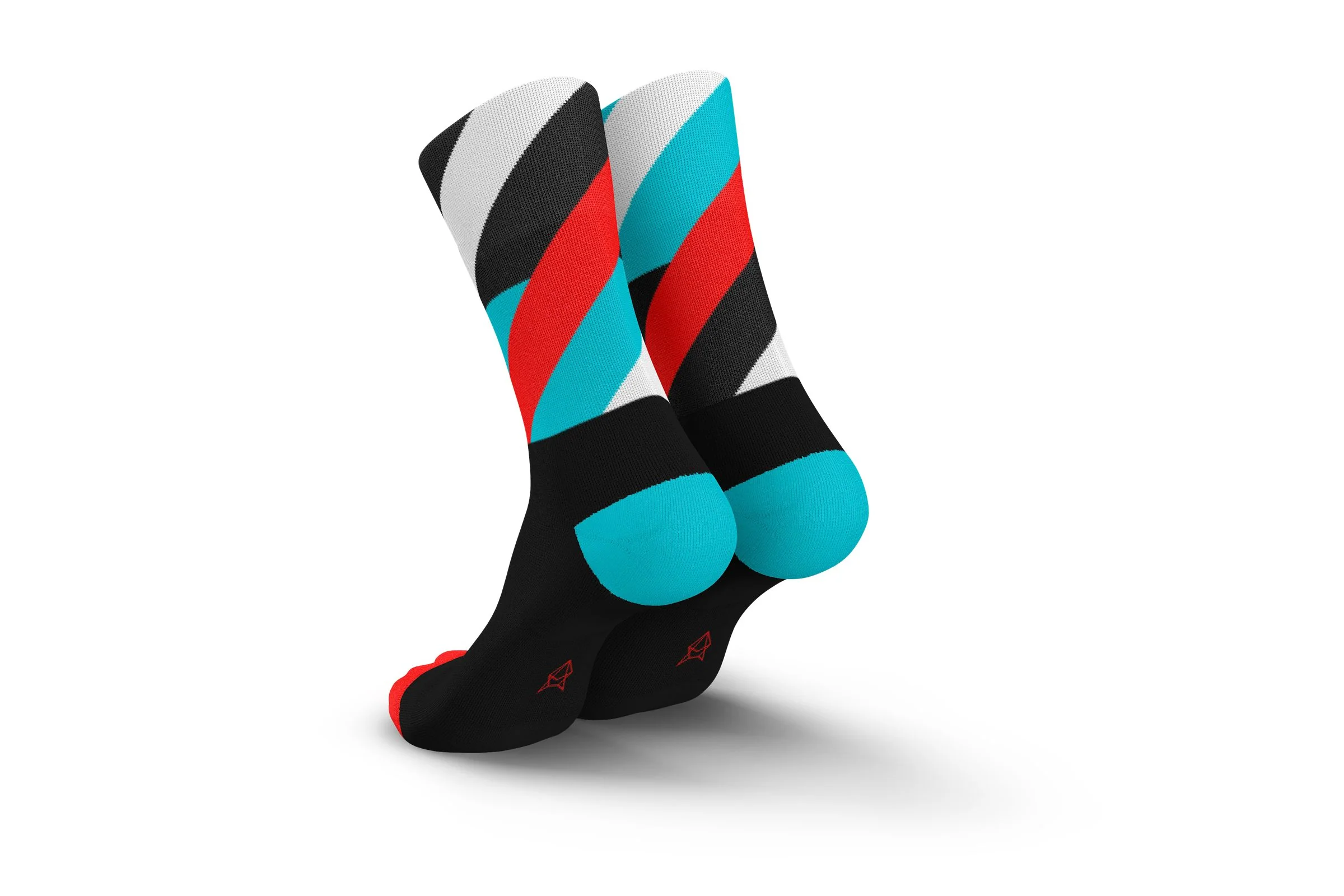 Incylence Running Loops Black Cyan Inferno Socks - Image 2