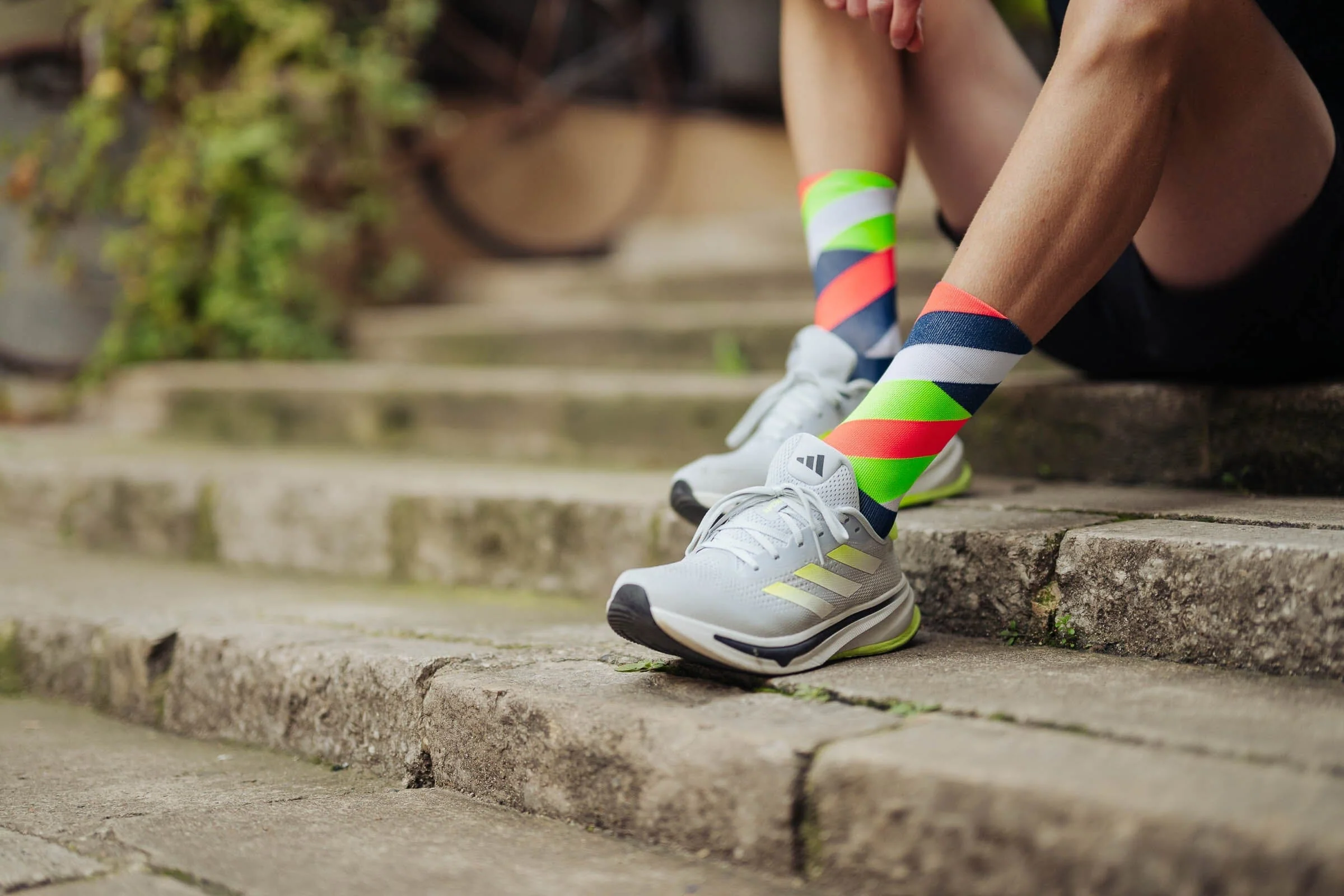 Incylence Running Loops Navy Green Inferno Socks - Image 3