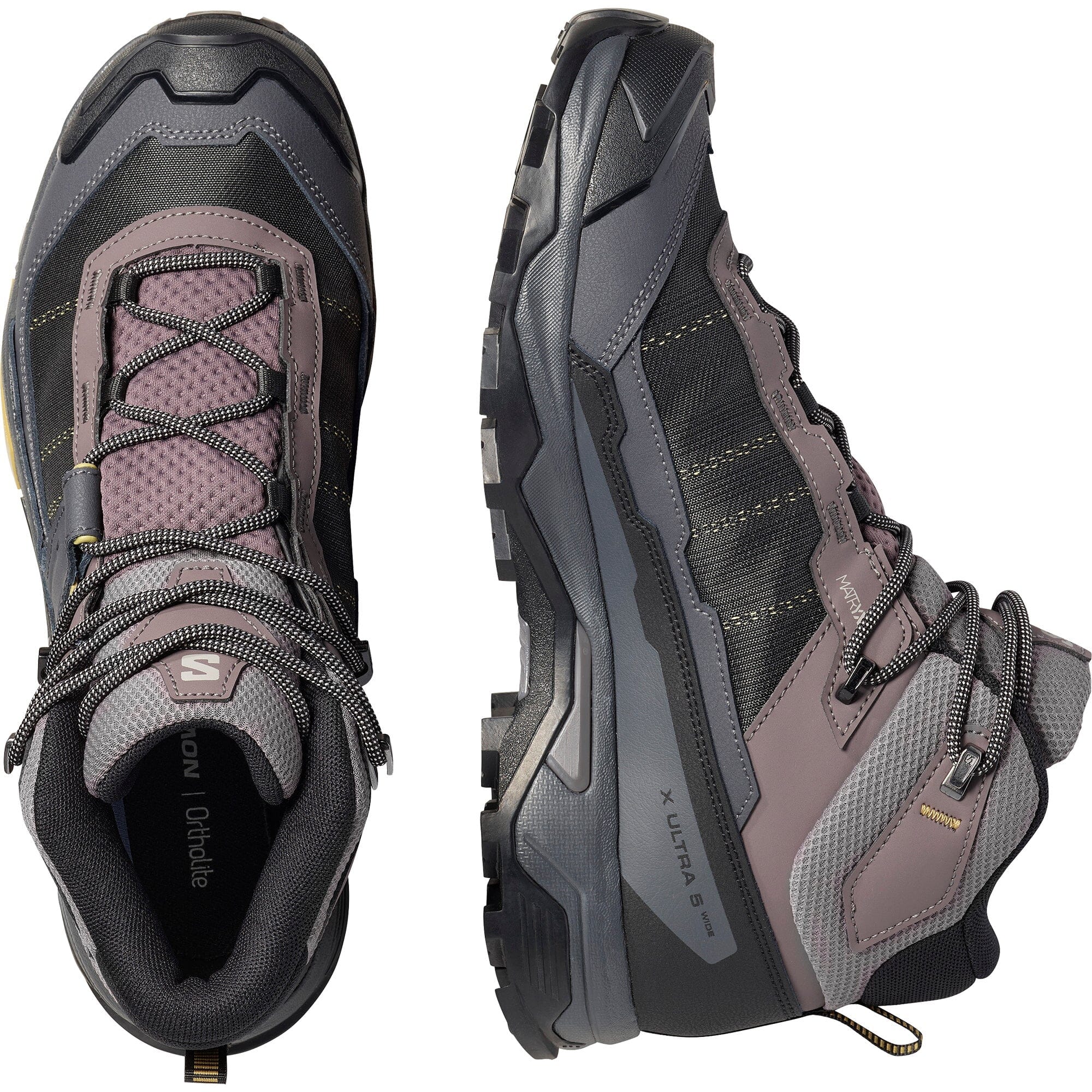 Salomon X Ultra 5 Mid Wide GTX Men's Hiking Shoes - Image 2