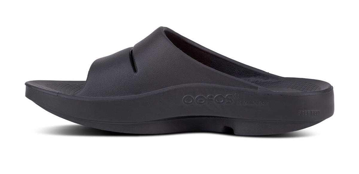 OOFOS Unisex OOahh Slide Sandal - Black - Image 4