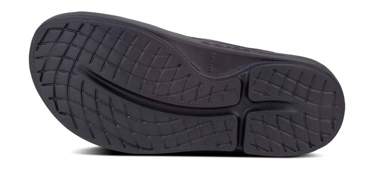 OOFOS Unisex OOahh Slide Sandal - Black - Image 7