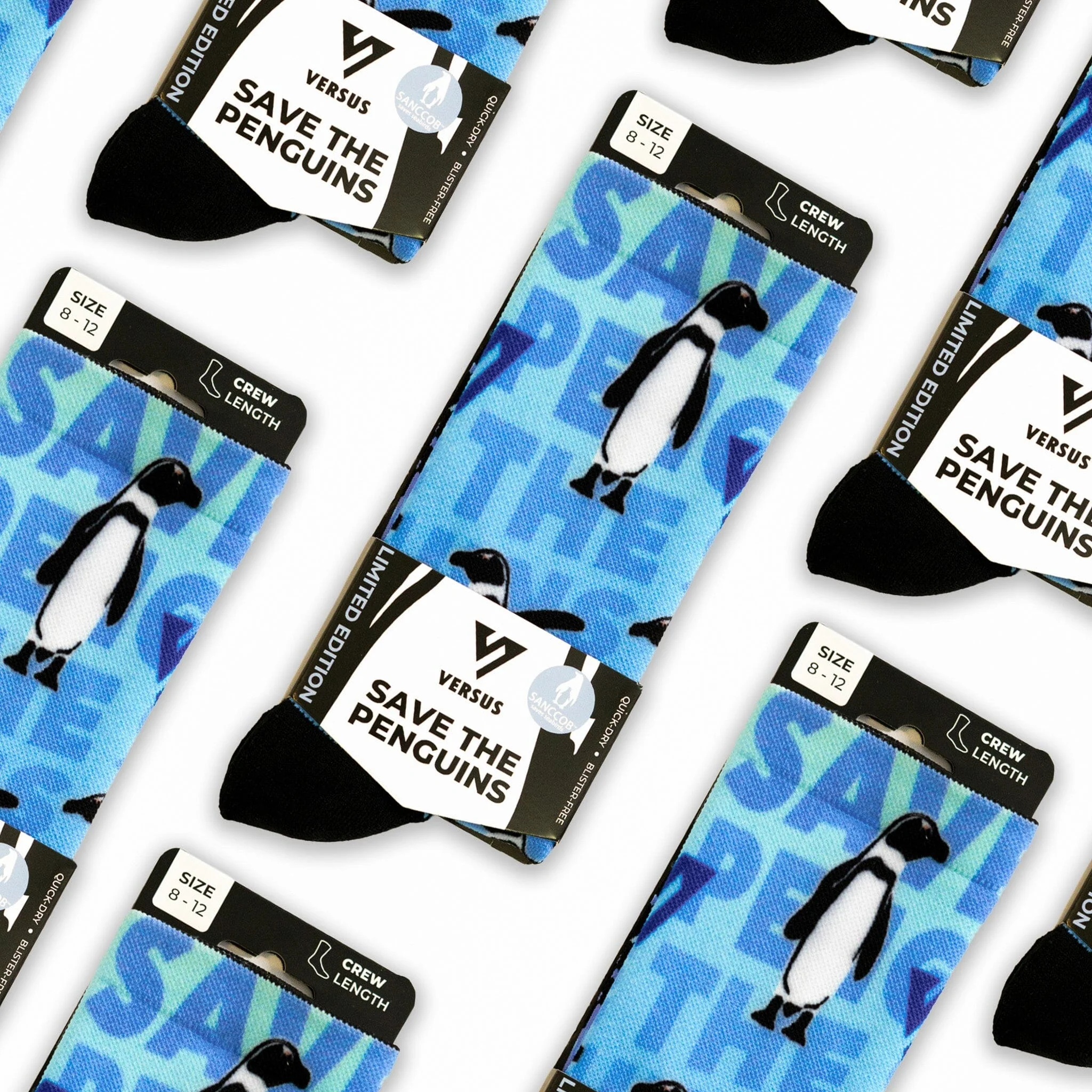 Versus Save The Penguins Active Crew Socks - Image 10