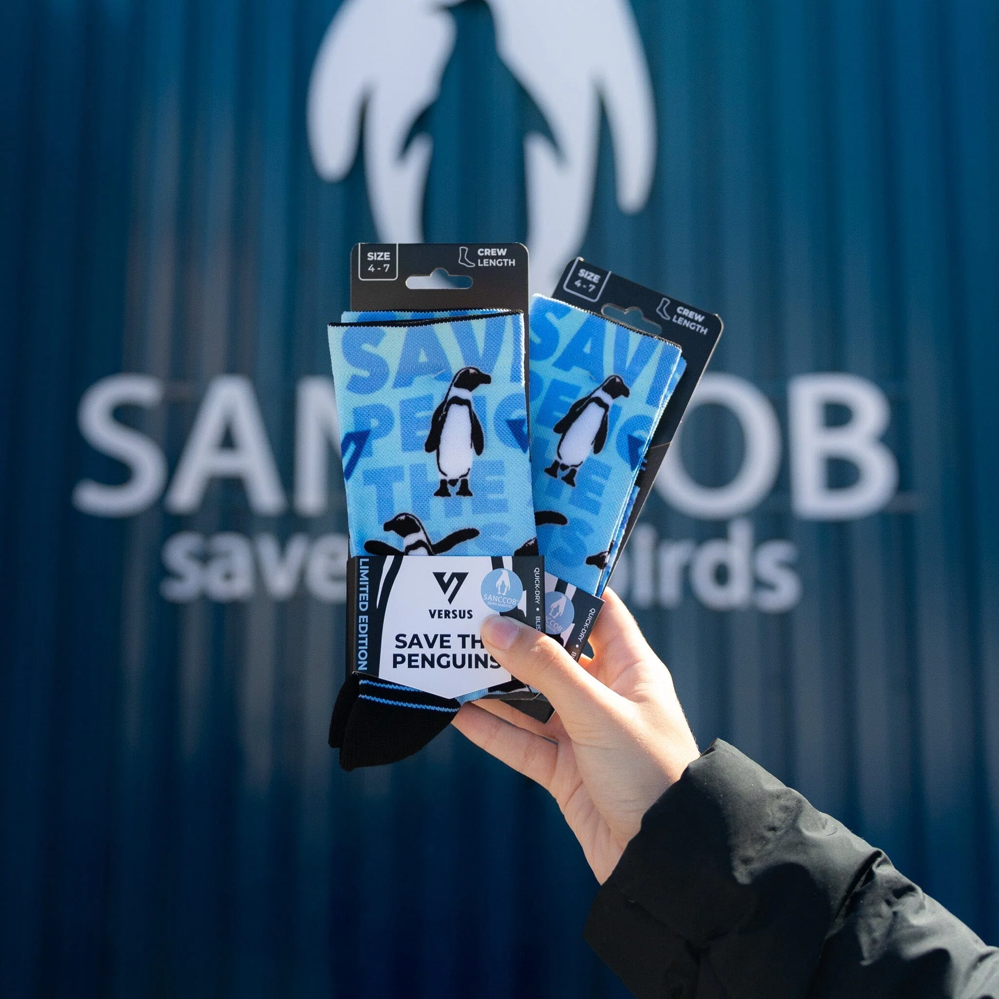 Versus Save The Penguins Active Crew Socks - Image 2