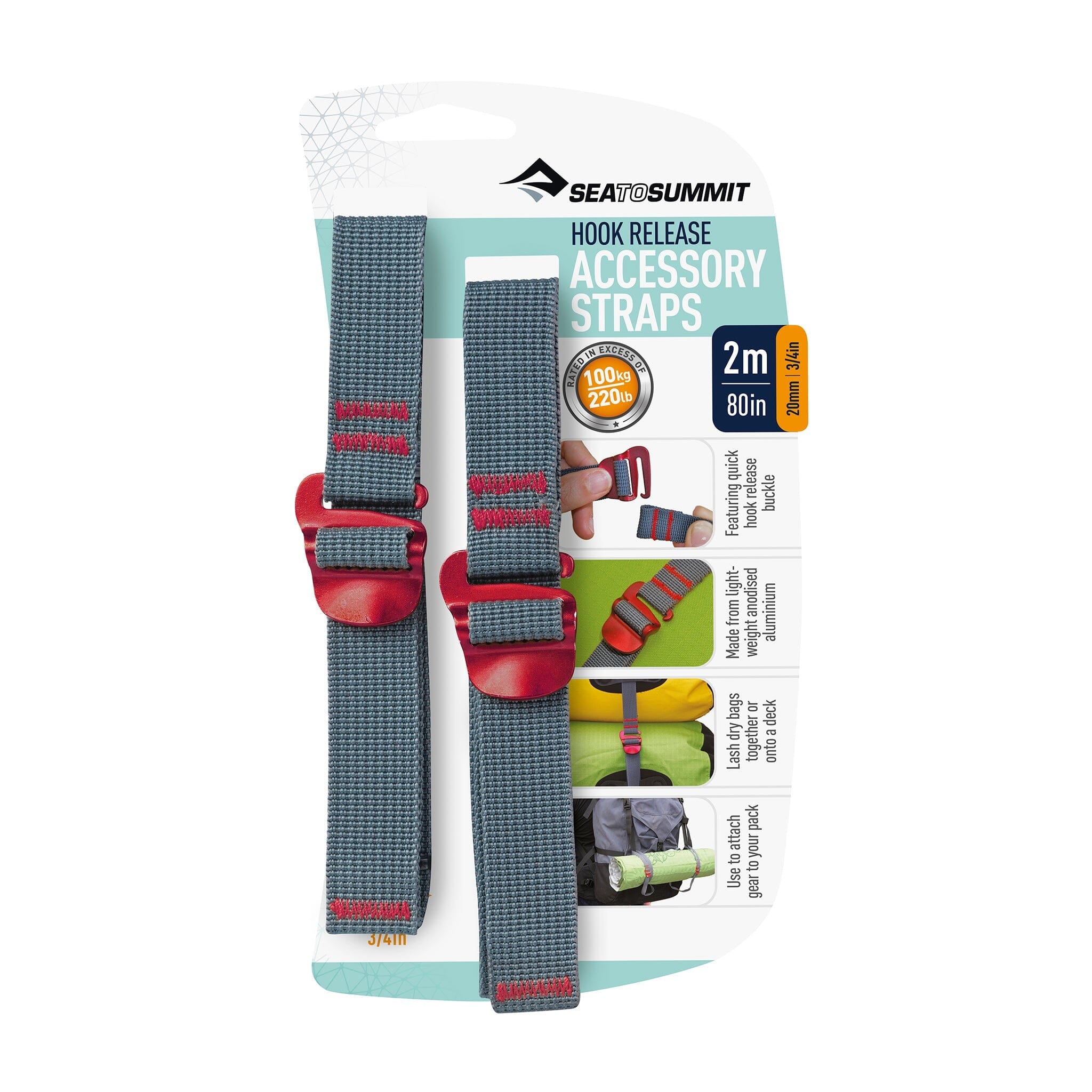 Sea to Summit Accessory Strap with Hook Buckle - Image 3