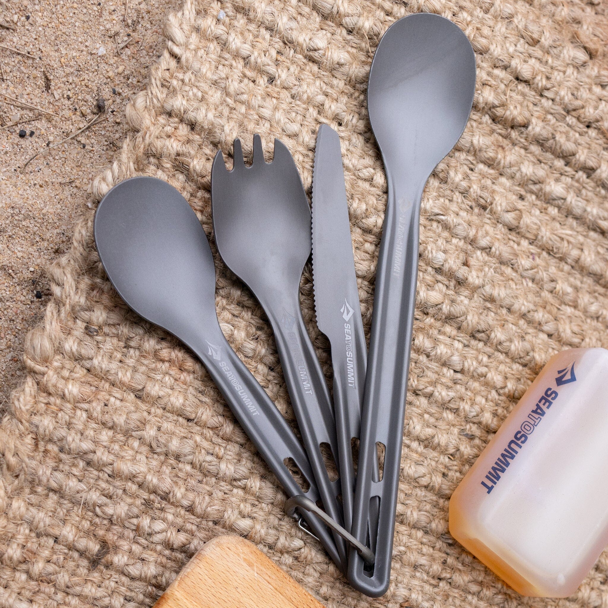 Sea to Summit Frontier Ultralight Cutlery Set-2Piece Spork/Knife - Image 4