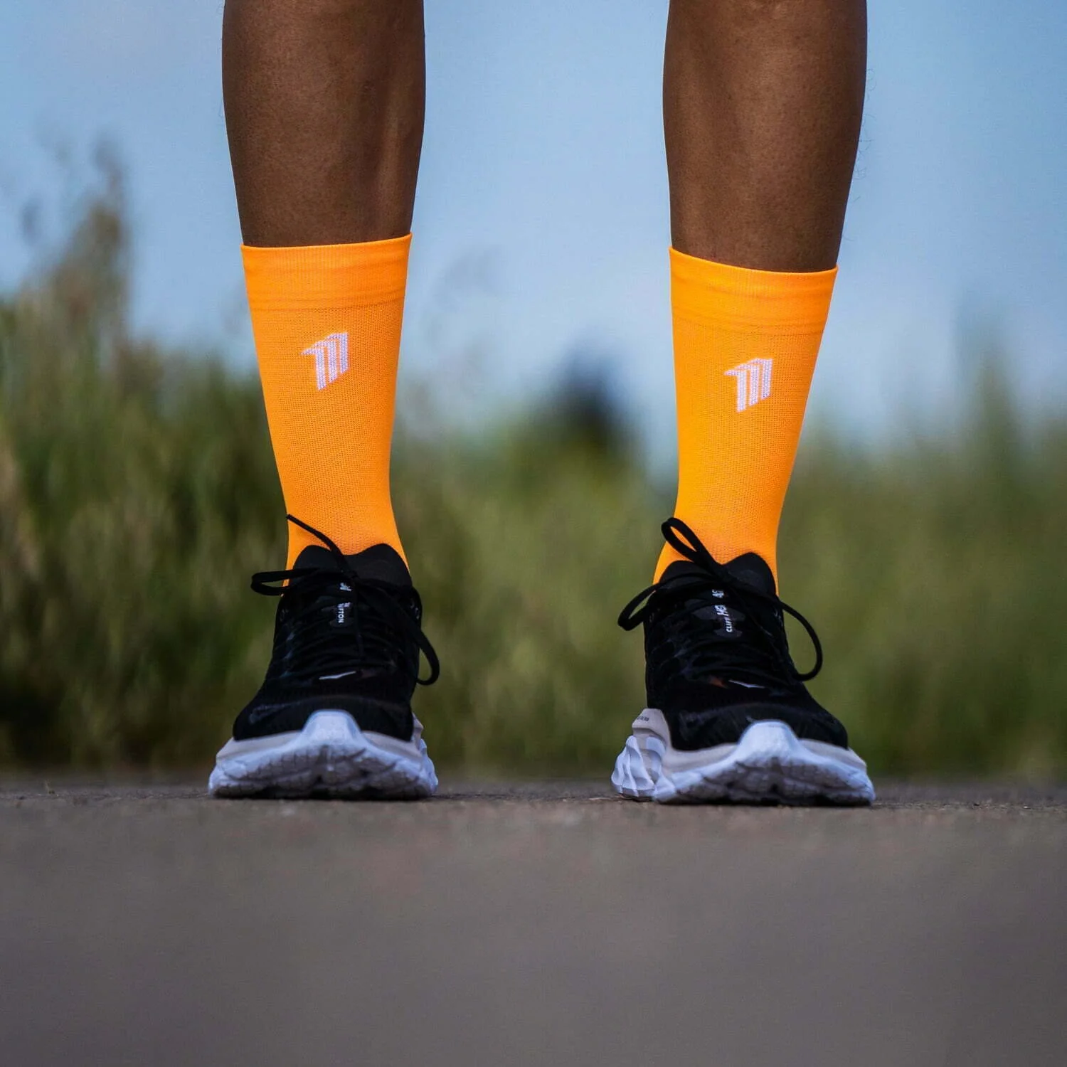 SPORCKS Seven Mile Orange - Running Socks - Image 2