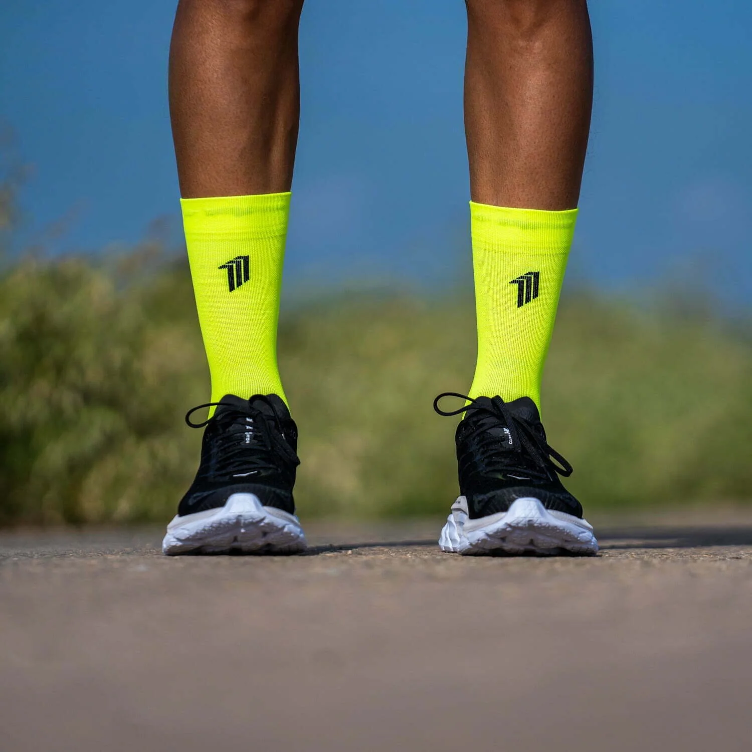SPORCKS Seven Mile Yellow - Running Socks - Image 2