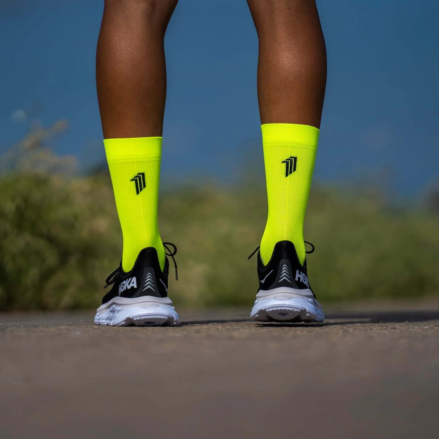 SPORCKS Seven Mile Yellow - Running Socks - Image 3