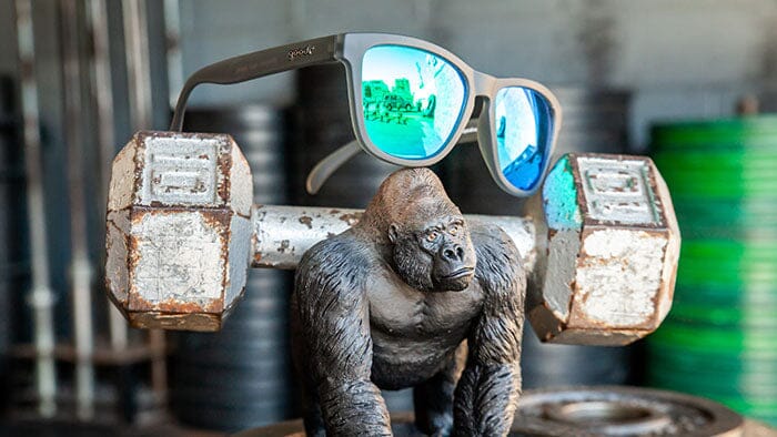 goodr OG - Sports Sunglasses - Silverback Squat Mobility - Image 3