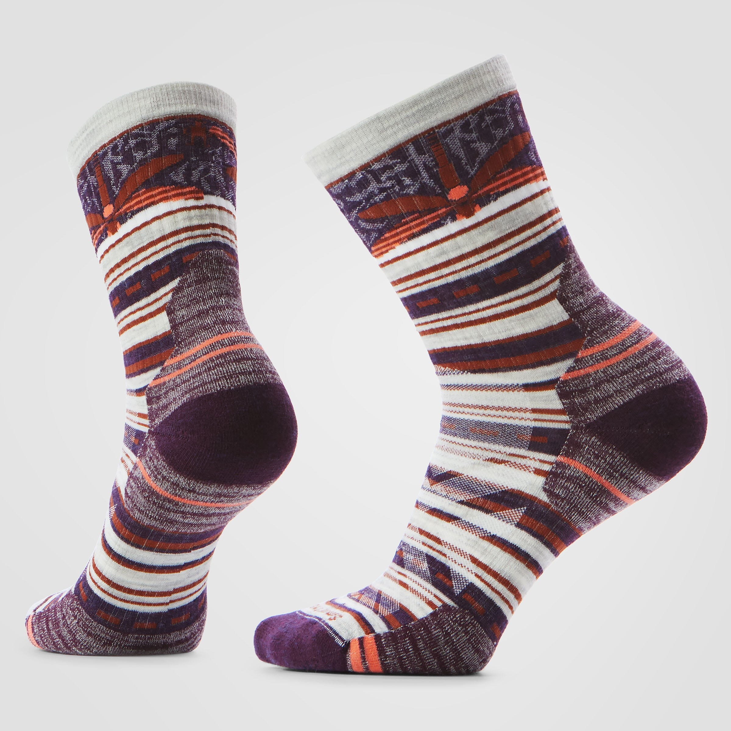Smartwool Hike Targeted Cushion Dragon Stitch Mid Crew Socks