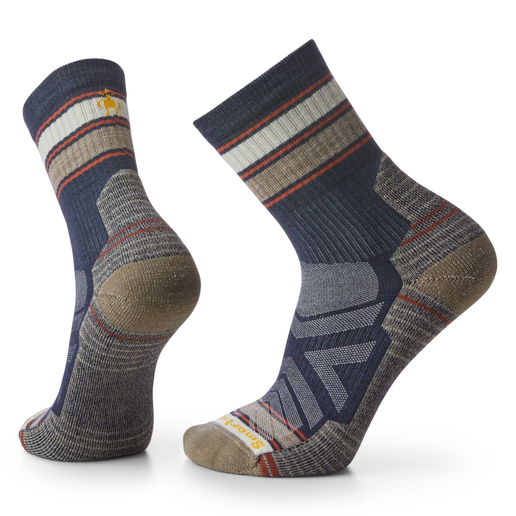 Smartwool Hike Light Cushion Striped Mid Crew Socks - Image 4