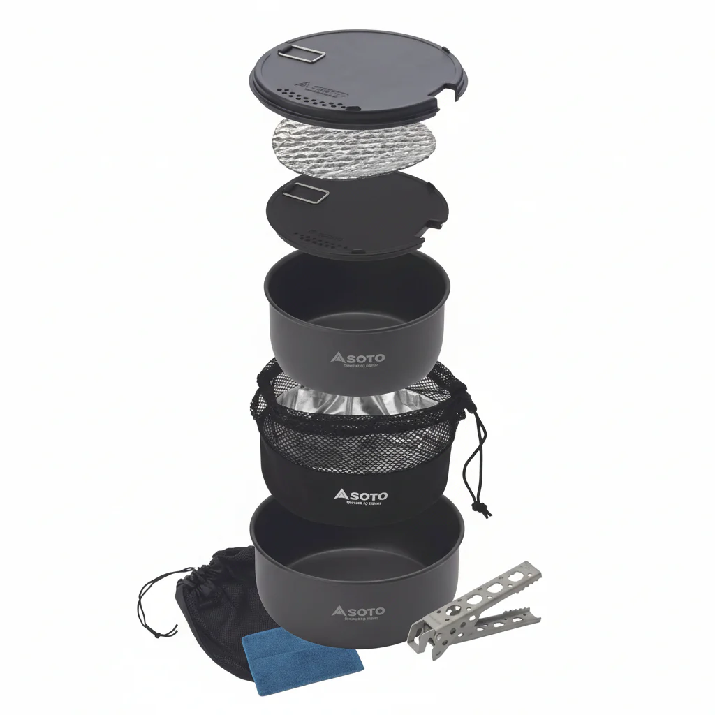 SOTO Navigator Camping Cookware Set