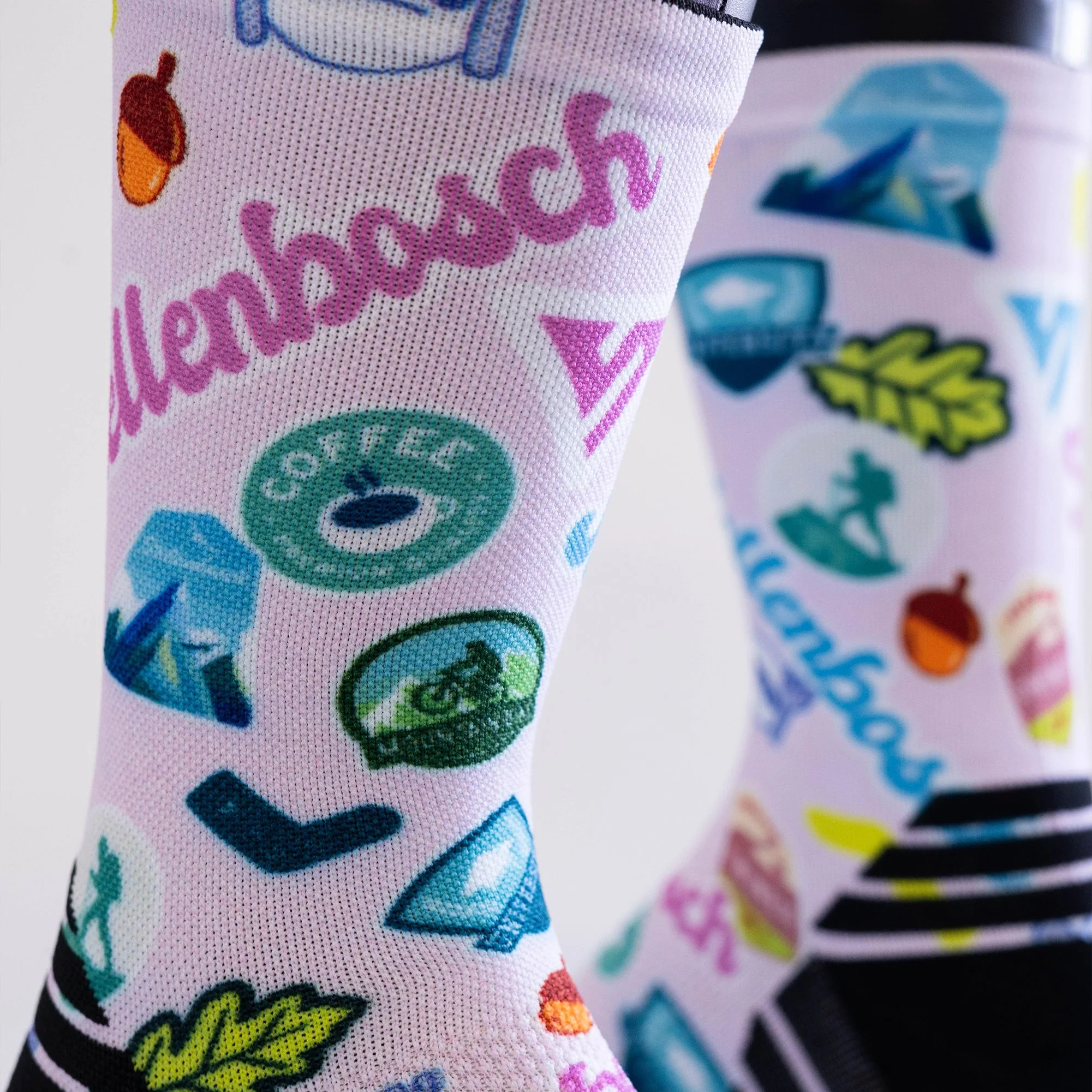 Versus Stellenbosch Stickers Active Crew Socks - Image 4
