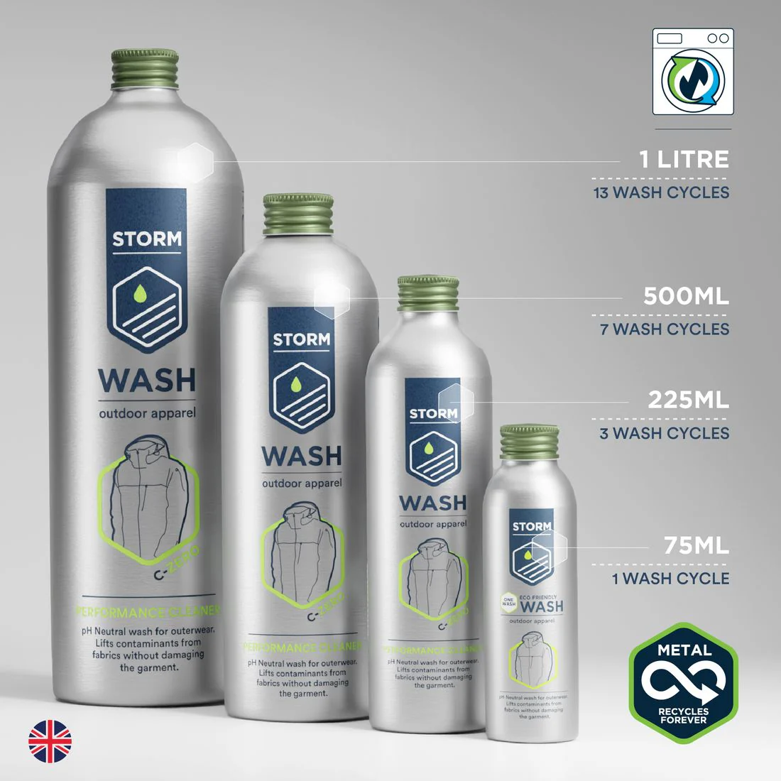 Storm Apparel Wash 225ml - Image 5