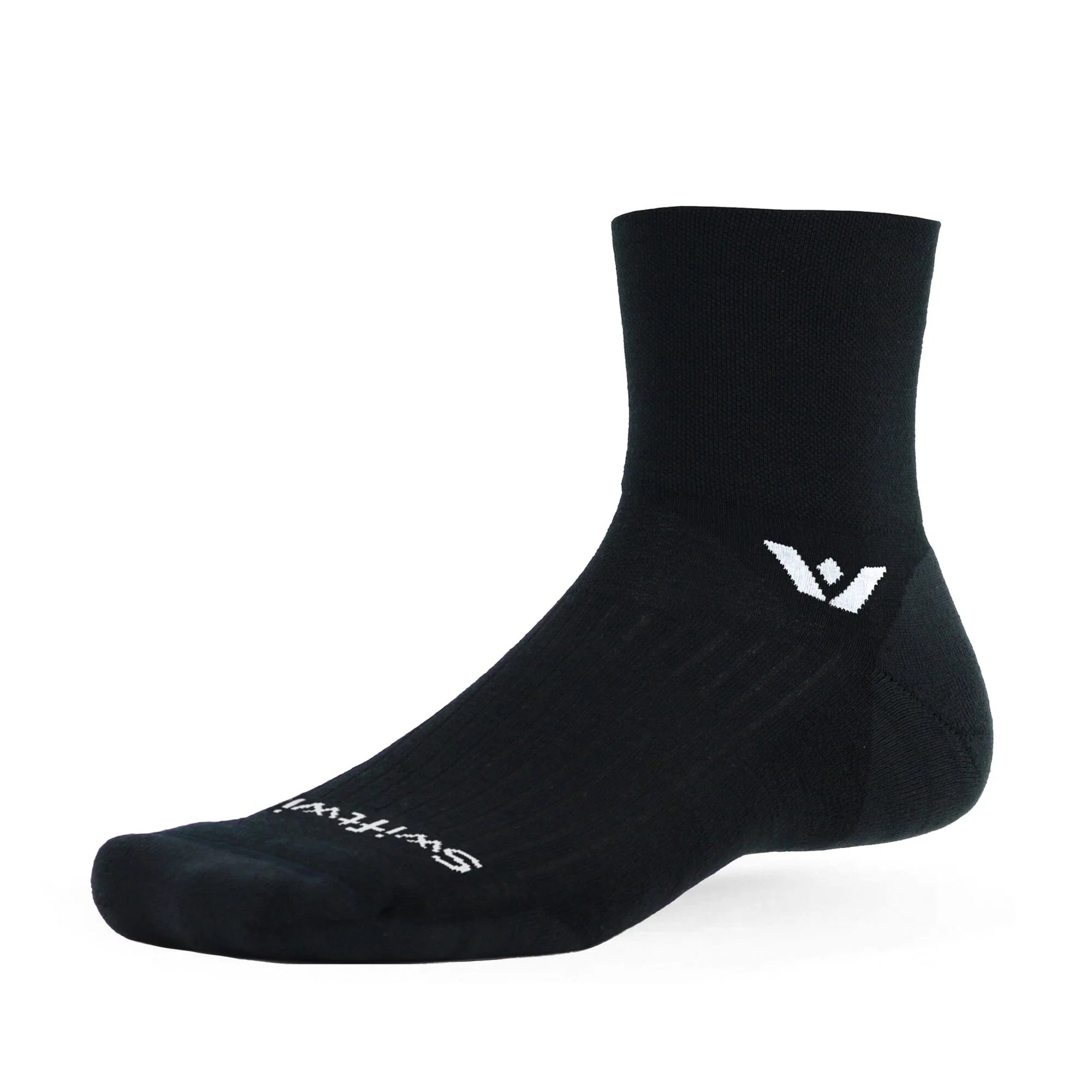 Swiftwick Pursuit Quarter Crew High Socks - Image 6