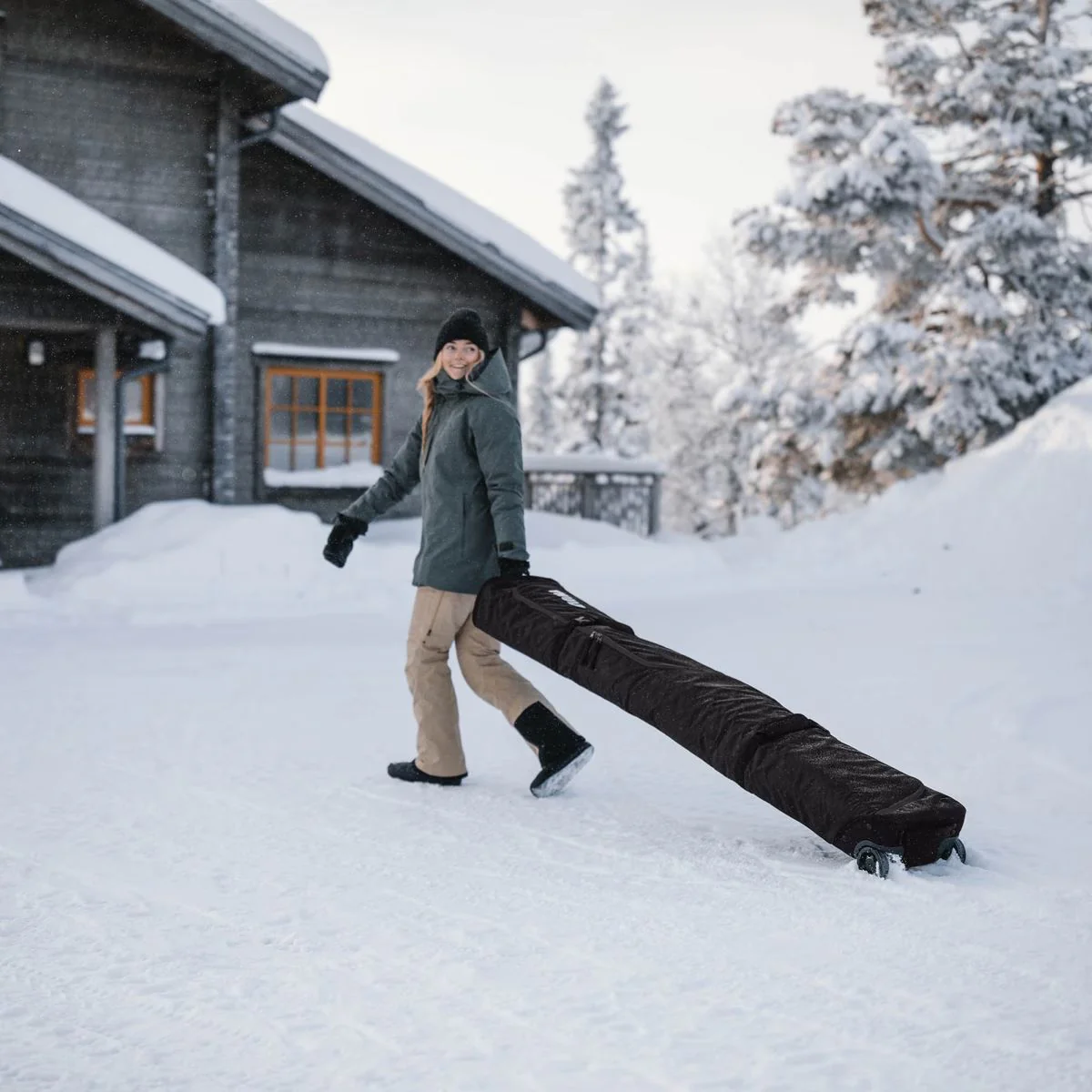 Thule RoundTrip Snowboard Roller 165 cm - Image 6