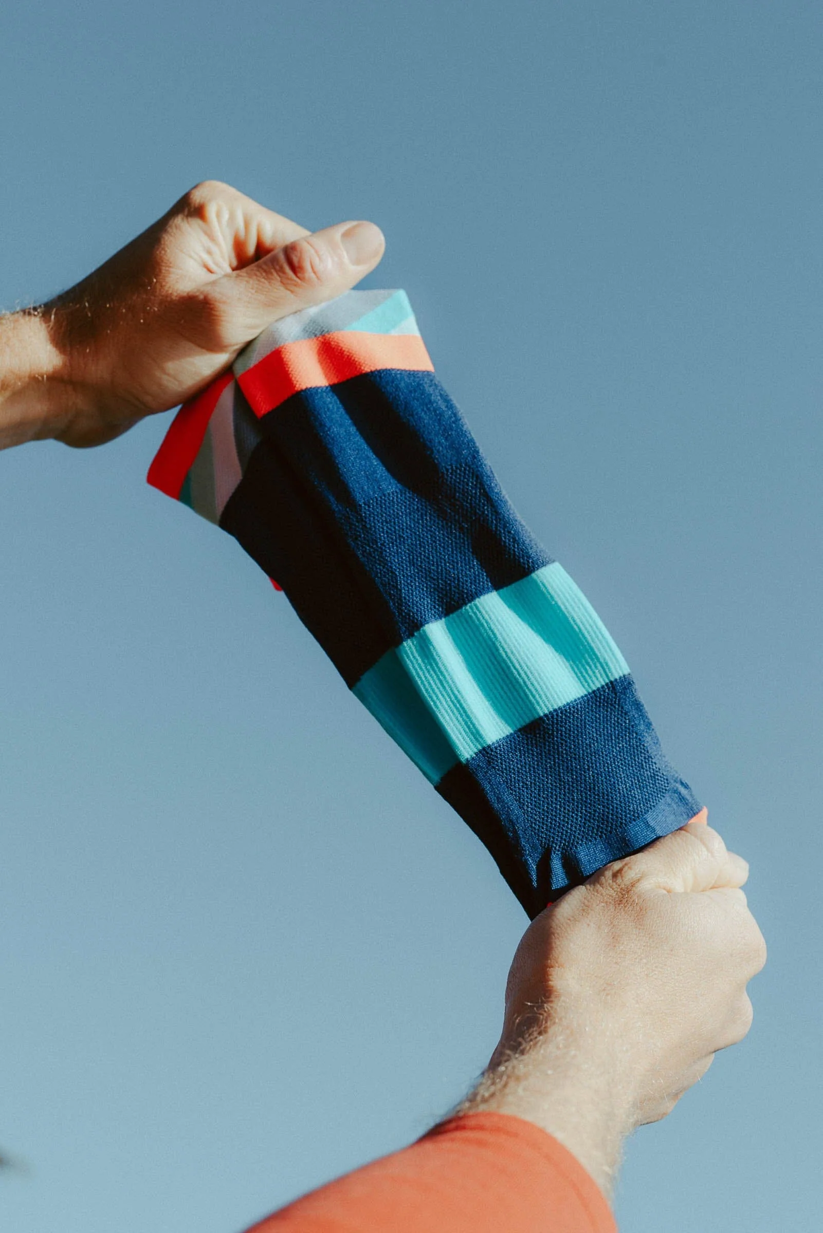 Incylence Ultralight Strides Short Navy Inferno Socks - Image 3