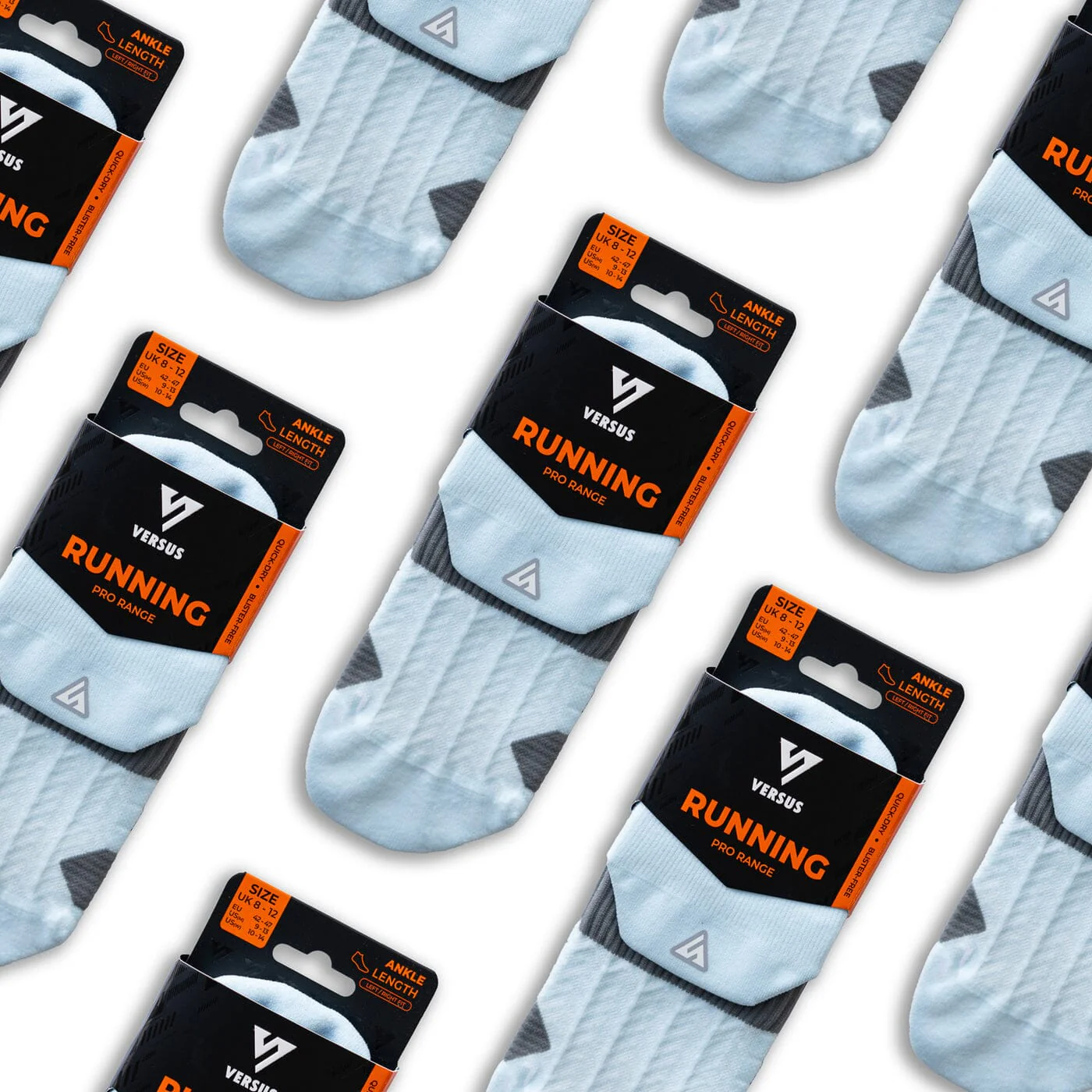 Versus Breeze Blue Running Ankle Socks - Image 6